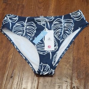 High waisted swim bottom nwt